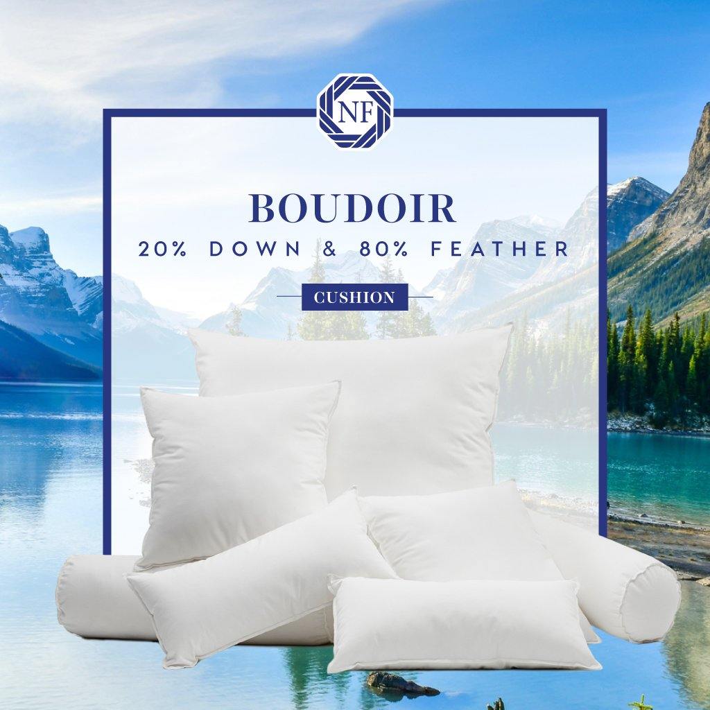 20% Down / 80% Feather Boudoir Cushion - Northern Feather Canada eStore