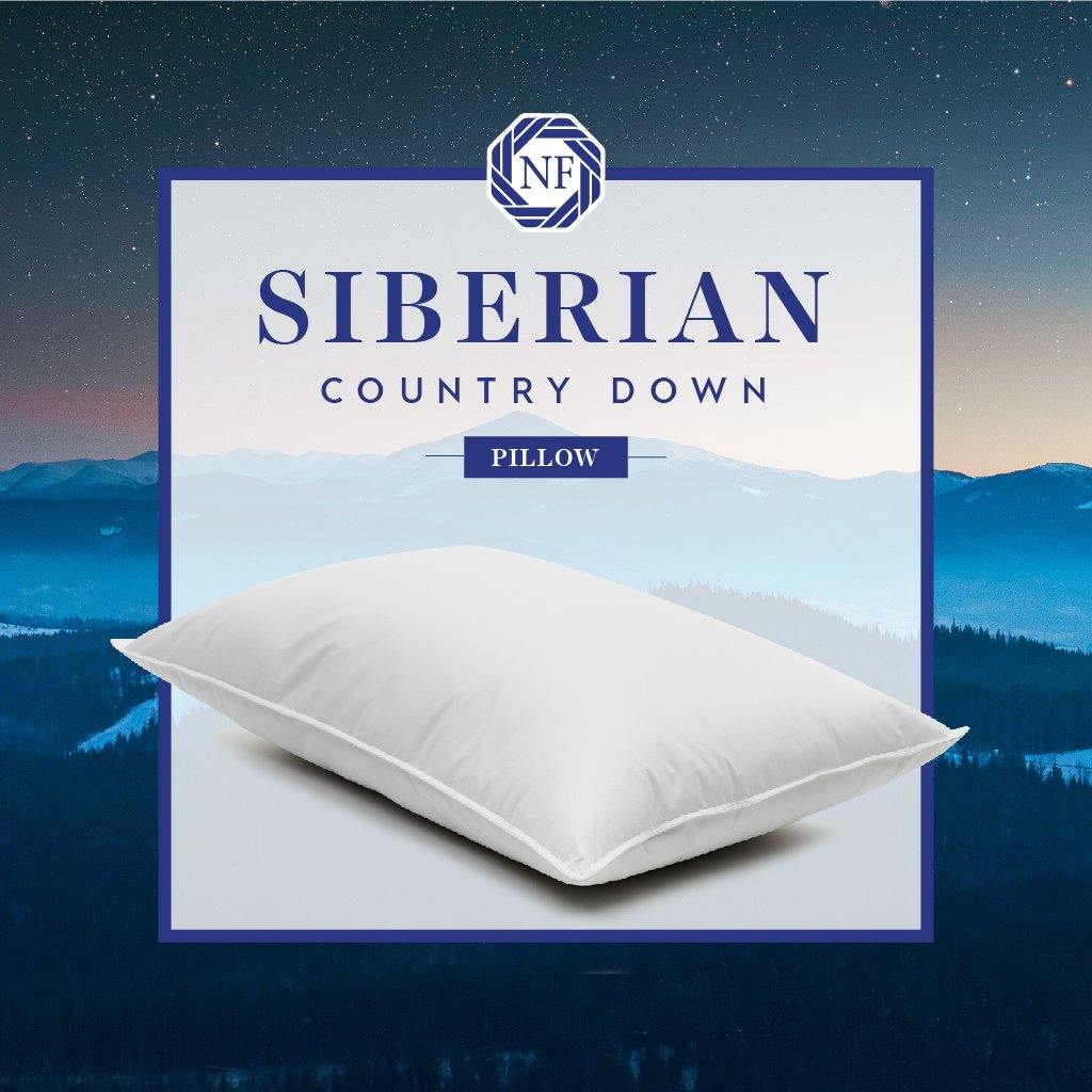 Siberian Country Down Pillow - Northern Feather Canada eStore